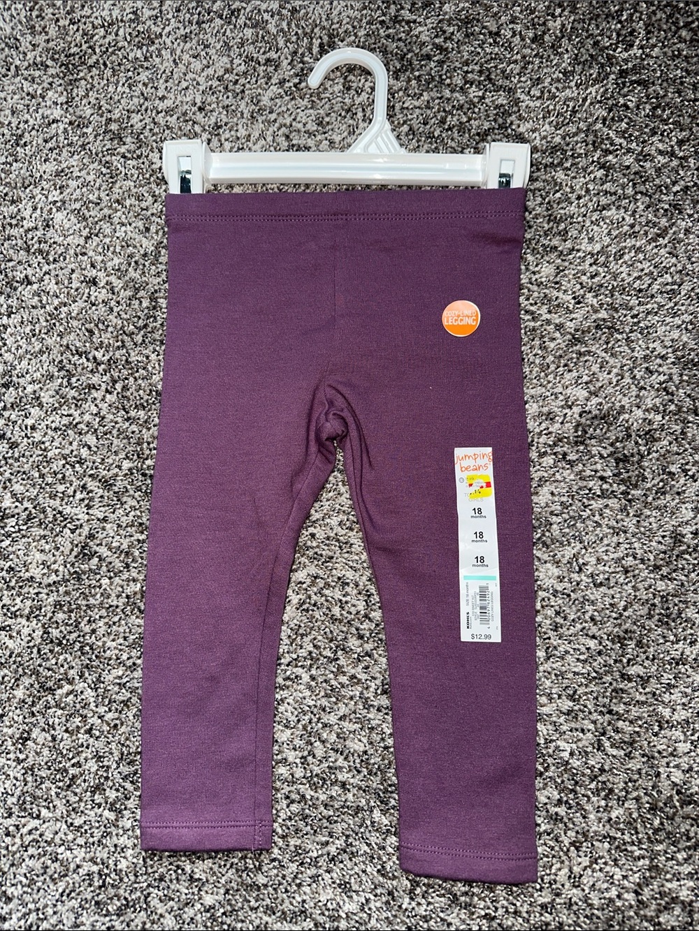 jumping beans Plum Stretch Knit Leggings